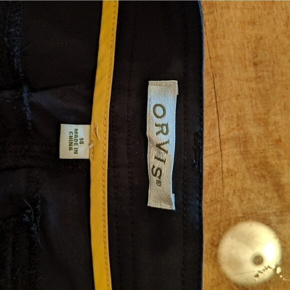 ORVIS nylon pants black size 14 - Picture 2 of 4